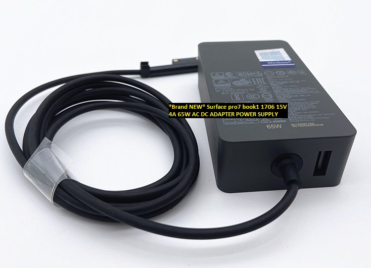 *Brand NEW*Surface pro7 book1 15V 4A 65W 1706 AC DC ADAPTER POWER SUPPLY